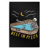 Rest in Pizza - Metal Print