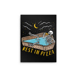 Rest in Pizza - Metal Print