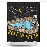 Rest in Pizza - Shower Curtain