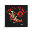 Rest N' Peace - Canvas Print