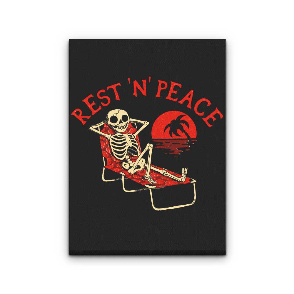 Rest N' Peace - Canvas Print