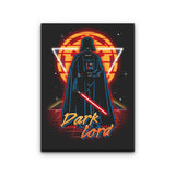 Retro Dark Lord - Canvas Print