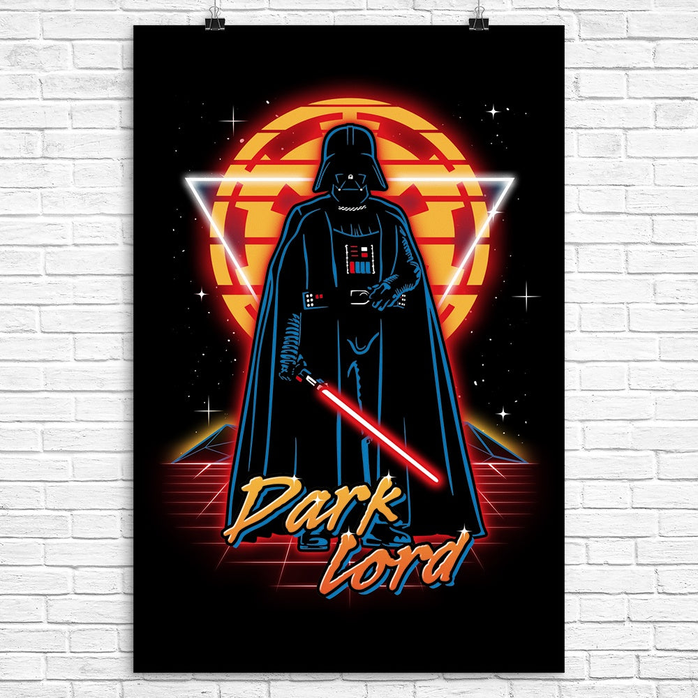 Retro Dark Lord - Poster