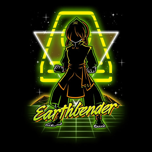 Retro Earthbender - Fleece Blanket