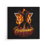 Retro Firebender - Canvas Print