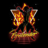 Retro Firebender - Canvas Print