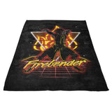 Retro Firebender - Fleece Blanket