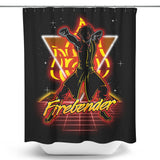 Retro Firebender - Shower Curtain