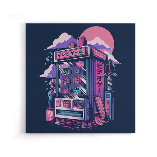 Retro Gaming Machine - Canvas Print