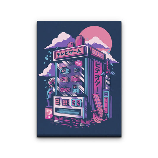 Retro Gaming Machine - Canvas Print