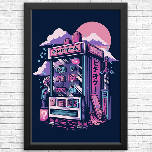 Retro Gaming Machine - Posters & Prints