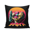 Retro Hunter - Throw Pillow