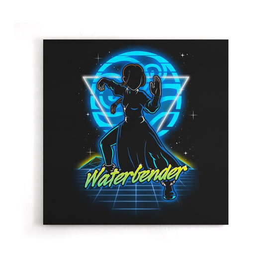 Retro Waterbender - Canvas Print