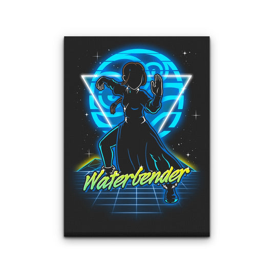 Retro Waterbender - Canvas Print