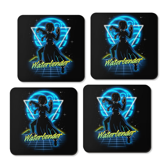 Retro Waterbender - Coasters