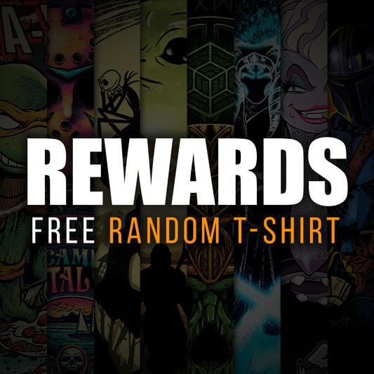 Rewards: Random T-Shirt