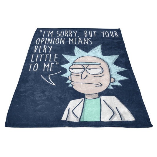 Rick's Opinion - Fleece Blanket