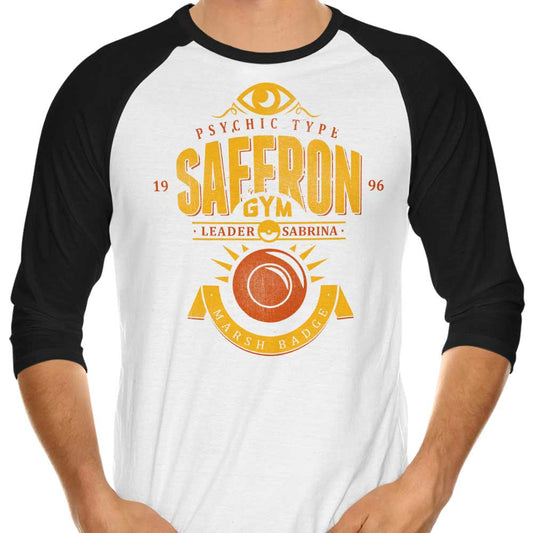 Saffron City Gym - 3/4 Sleeve Raglan T-Shirt