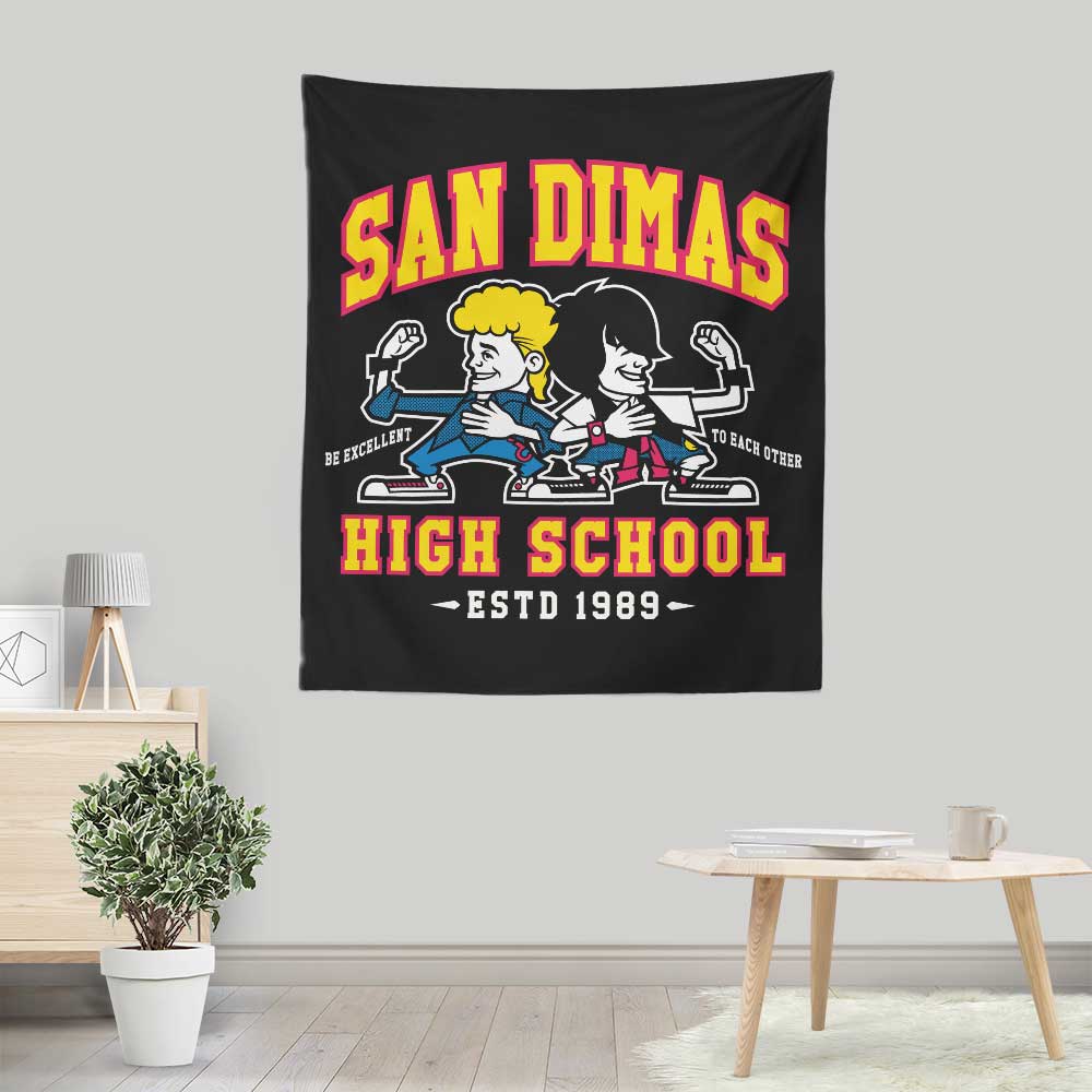 San Dimas High School - Wall Tapestry