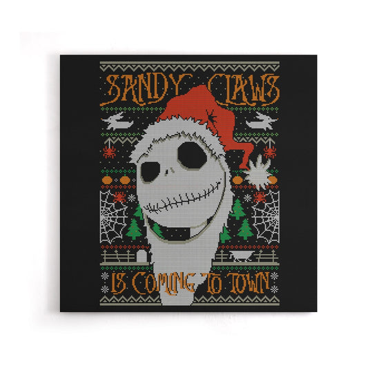 Sandy Claws - Canvas Print