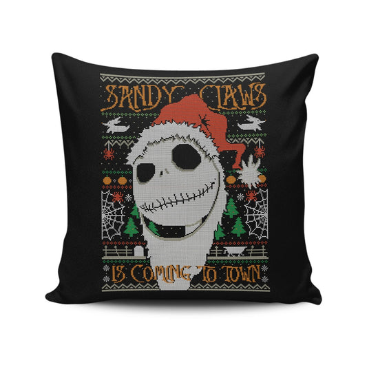 Sandy Claws - Throw Pillow