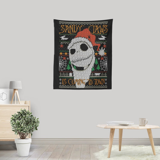 Sandy Claws - Wall Tapestry