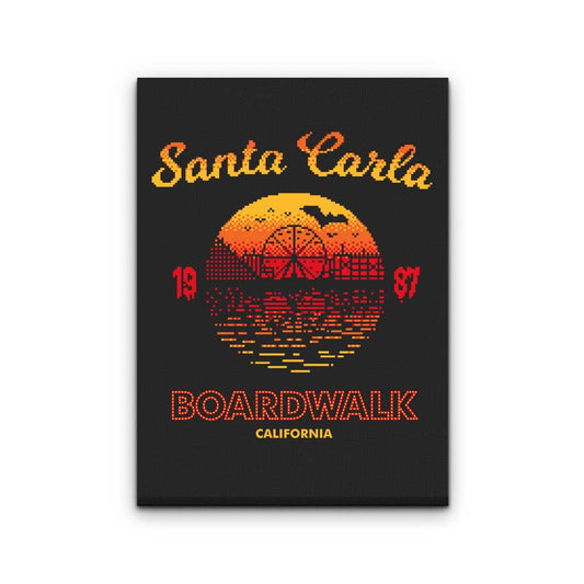 Santa Carla Sunset - Canvas Print