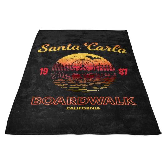 Santa Carla Sunset - Fleece Blanket