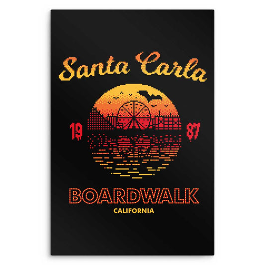 Santa Carla Sunset - Metal Print