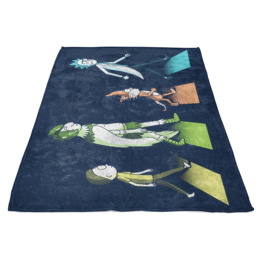 Schwifty Road - Fleece Blanket