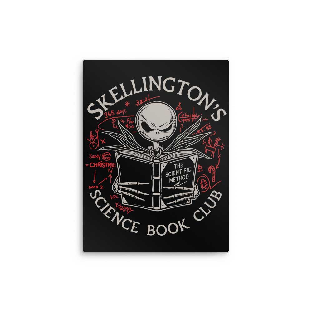 Science Book Club - Metal Print