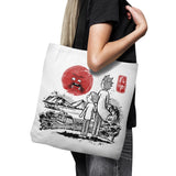 Screaming Red Sun - Tote Bag