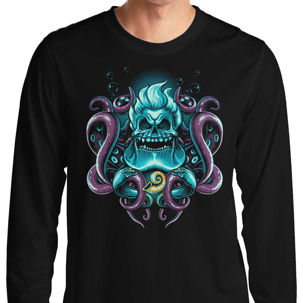 Sea Witch Skull - Long Sleeve T-Shirt