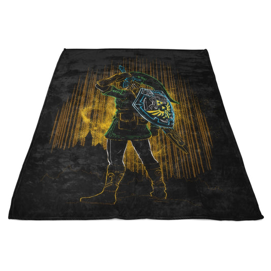 Shadow of the Courage - Fleece Blanket