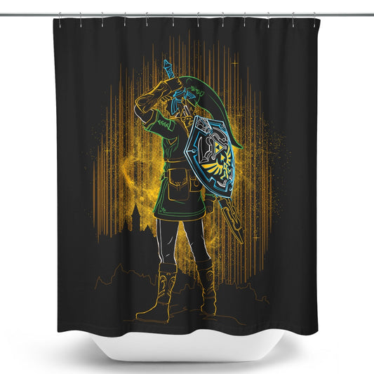 Shadow of the Courage - Shower Curtain