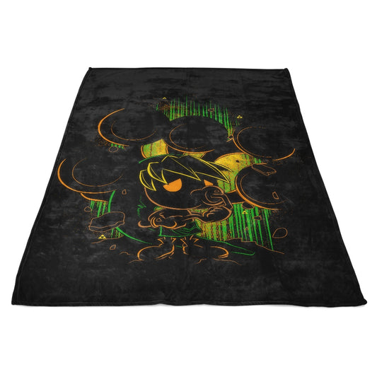 Shadow of the Deku - Fleece Blanket