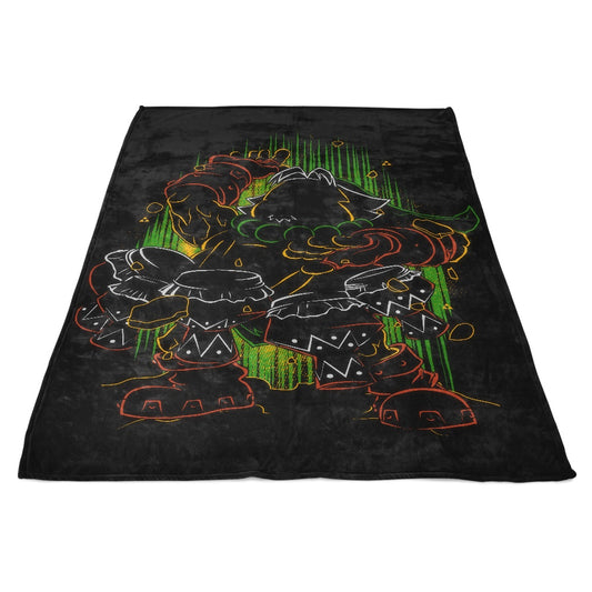 Shadow of the Goron - Fleece Blanket