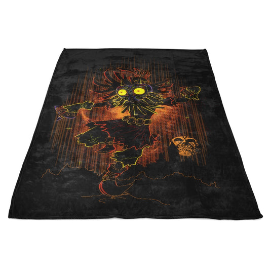 Shadow of the Mask - Fleece Blanket