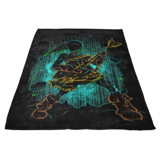 Shadow of the Zora - Fleece Blanket