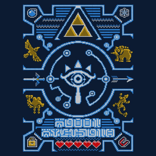 Sheikah Sweater - Fleece Blanket