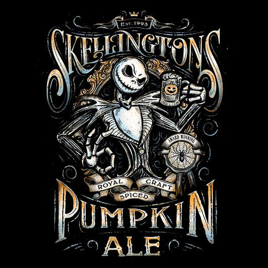 Skellington's Pumpkin Ale - Throw Pillow