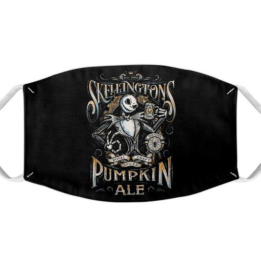 Skellington's Pumpkin Ale - Face Mask