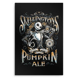 Skellington's Pumpkin Ale - Metal Print