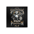 Skellington's Pumpkin Ale - Metal Print