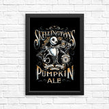 Skellington's Pumpkin Ale - Posters & Prints