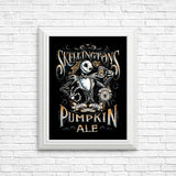 Skellington's Pumpkin Ale - Posters & Prints