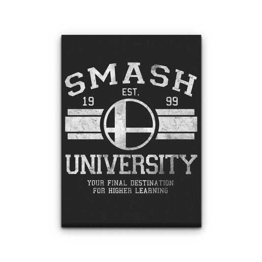 Smash University - Canvas Print