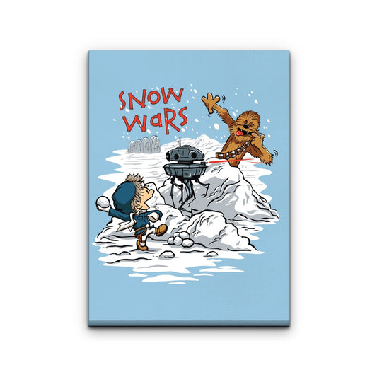 Snow Wars - Canvas Print