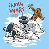 Snow Wars - Metal Print