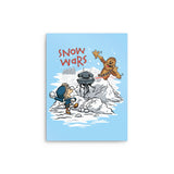 Snow Wars - Metal Print